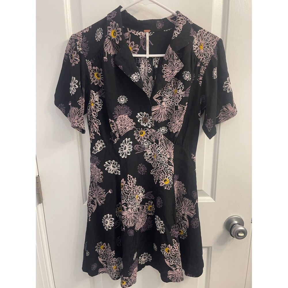Free People Floral Mini Dress